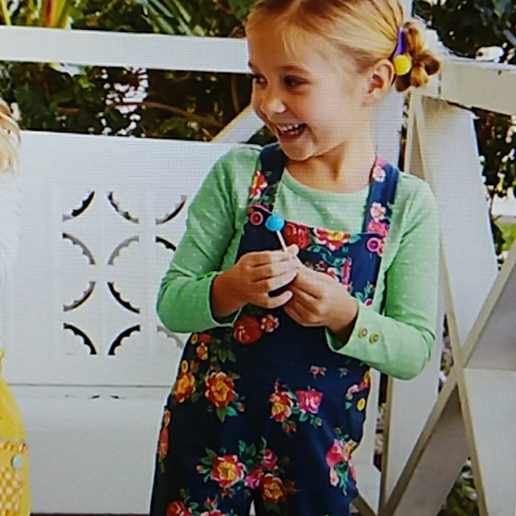 matilda jane floral overalls